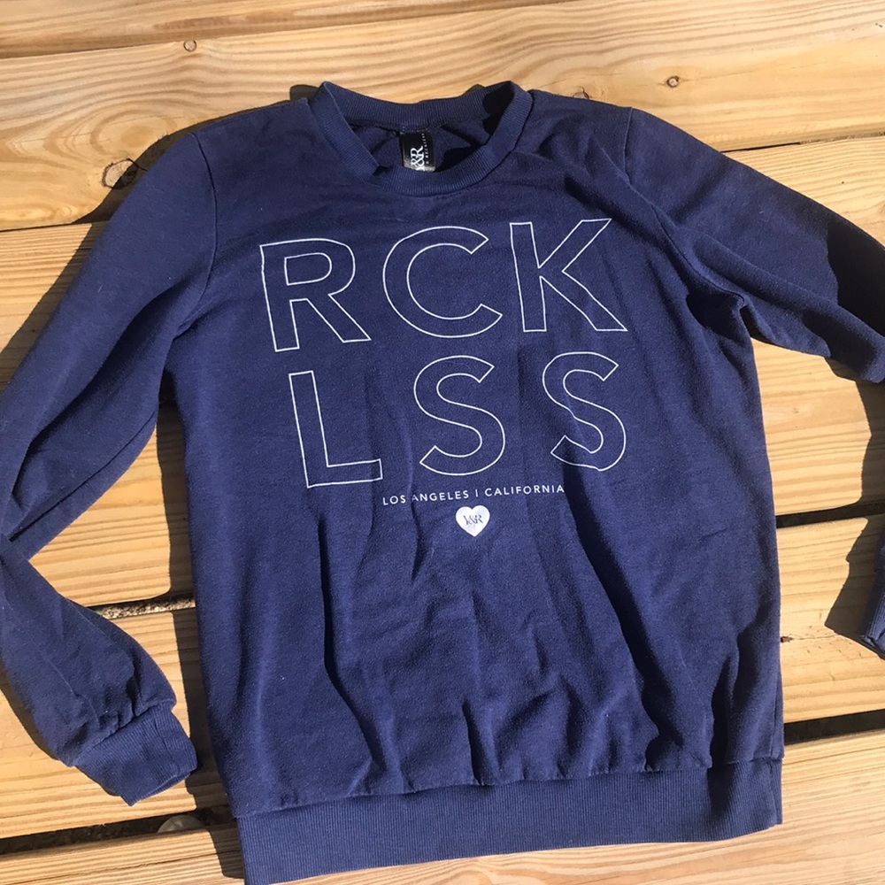 Y&R pullover sweater blue
